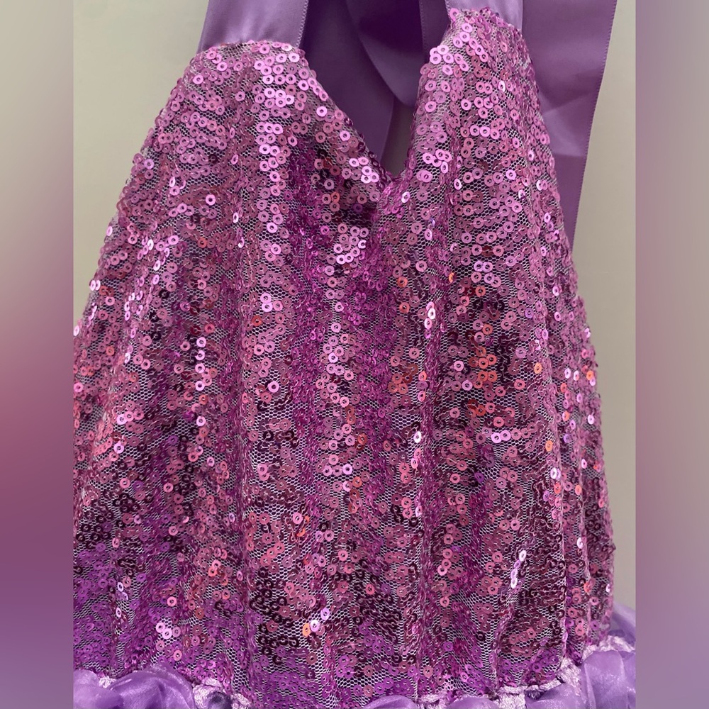 Purple Sequin and Tulle Fancy Dress/Costume - Picture 3 of 9